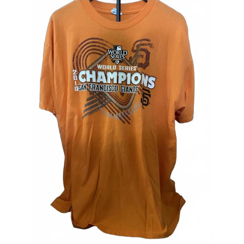ALSTYLE SF Giants 20120 World Series Men's SIZE XLARGE T SHIRT ORANGE